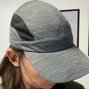 Grey Running / Biking / Exercise Hat